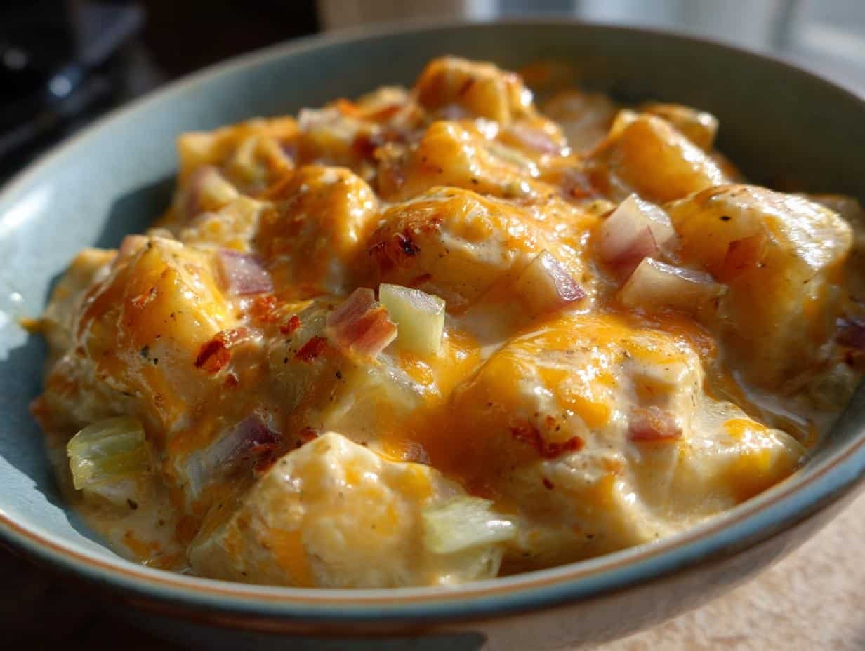 Crockpot Cheesy Potatoes - detail 1