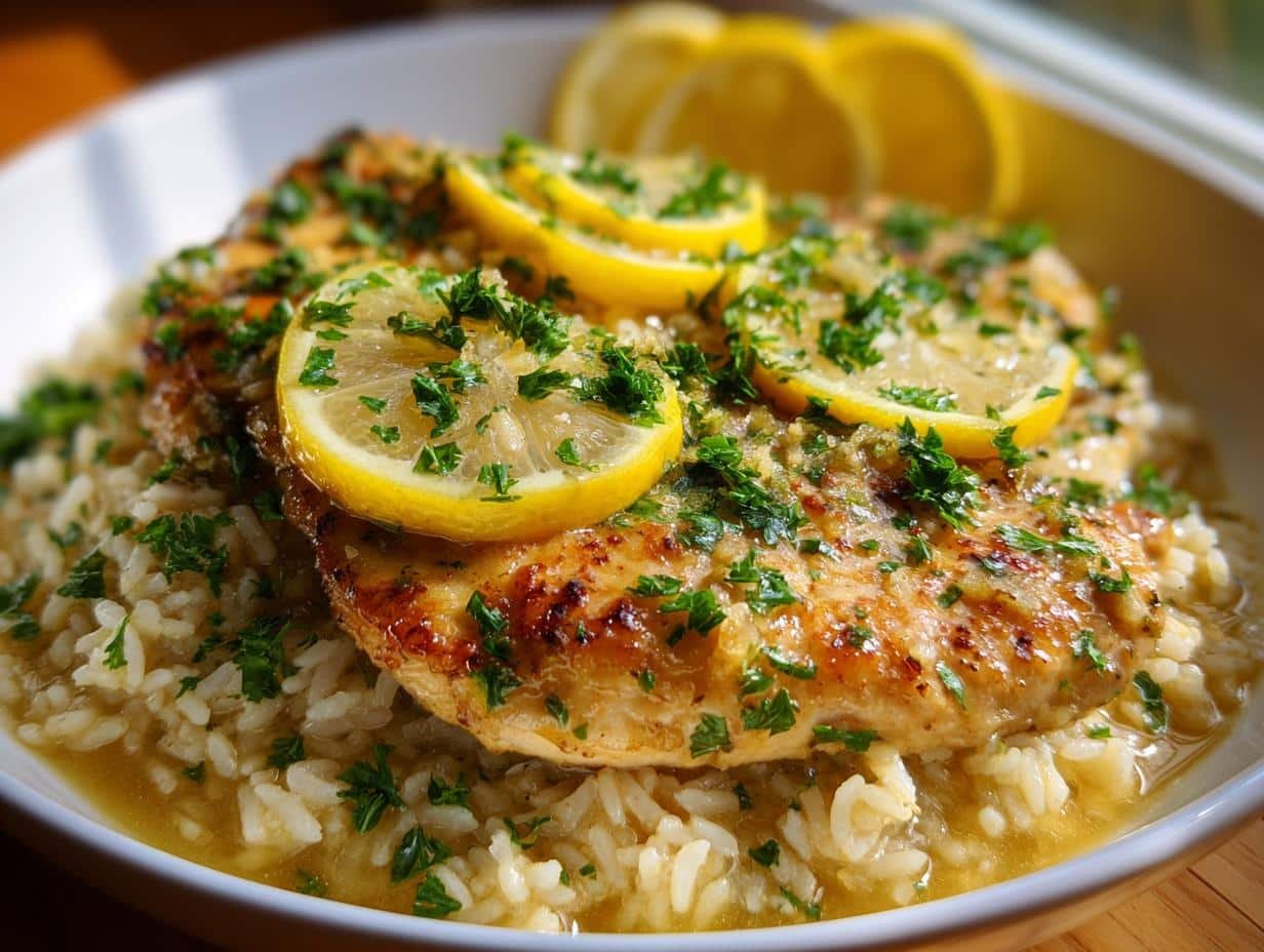 Slow Cooker Lemon Herb Chicken and Rice - detail 1