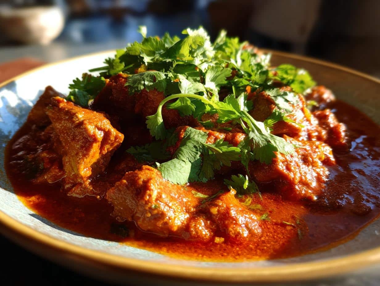 slow cooker chicken tikka masala curry - detail 1