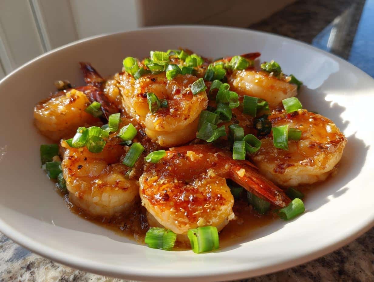 High-Protein Honey Garlic Shrimp - detail 1