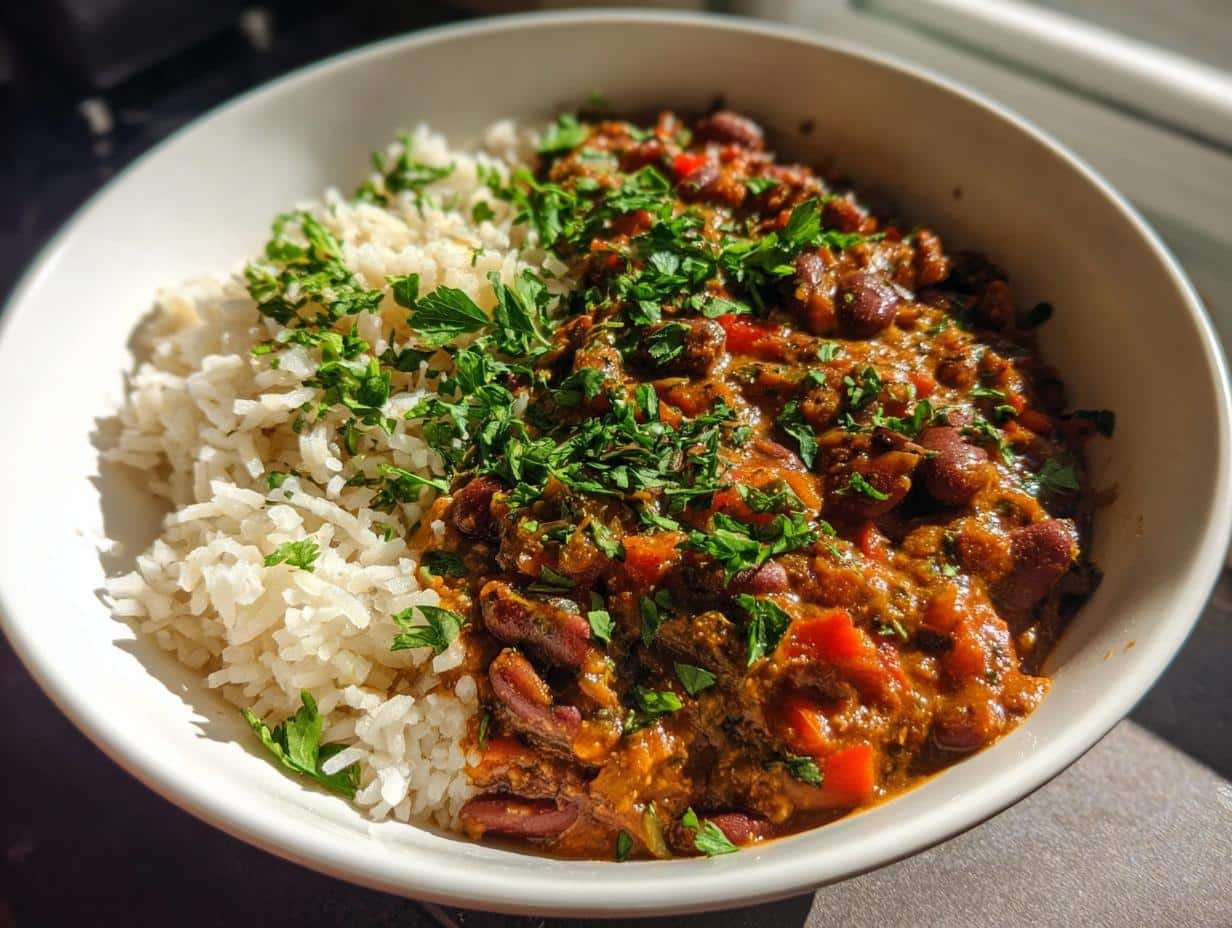Slow Cooker Cajun Red Beans and Rice - detail 1