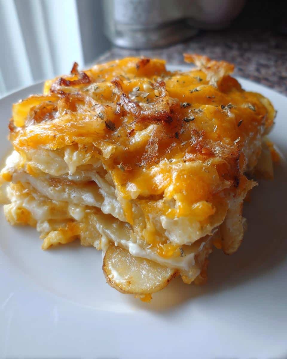 Slow Cooker Scalloped Potatoes - detail 1