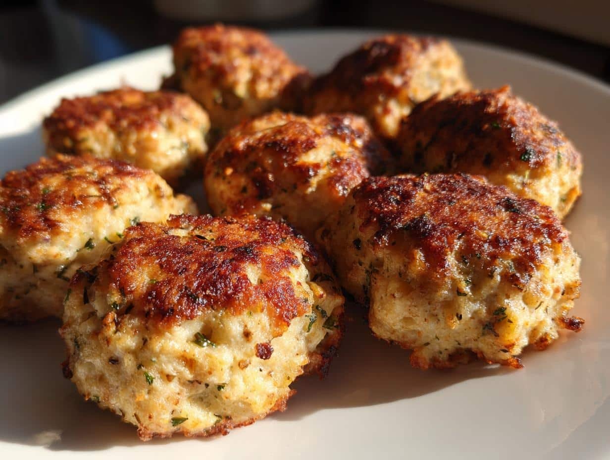 Turkey stuffing Balls - detail 1