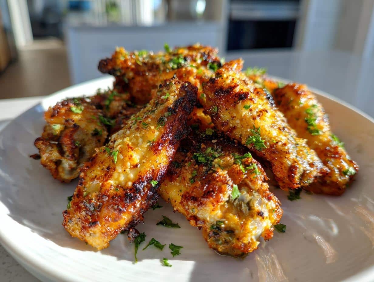 Airfryer Garlic Parmesan Wings - detail 1
