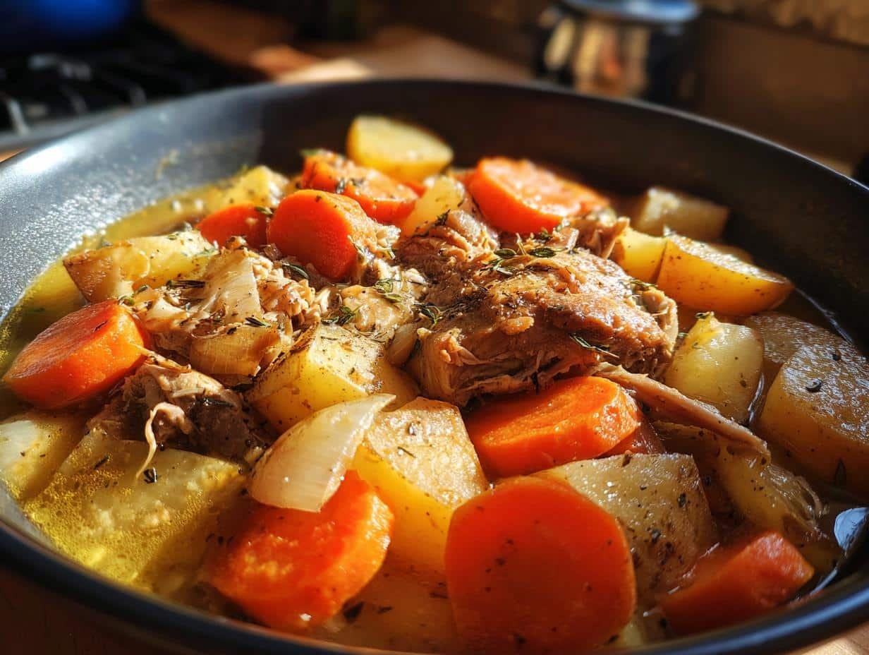 Crockpot Chicken Thigh Pot Roast - detail 1