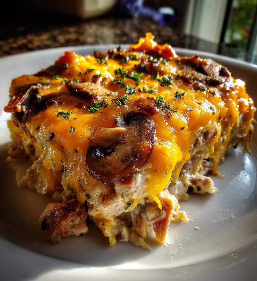 Garlic Mushroom Chicken Casserole - detail 1