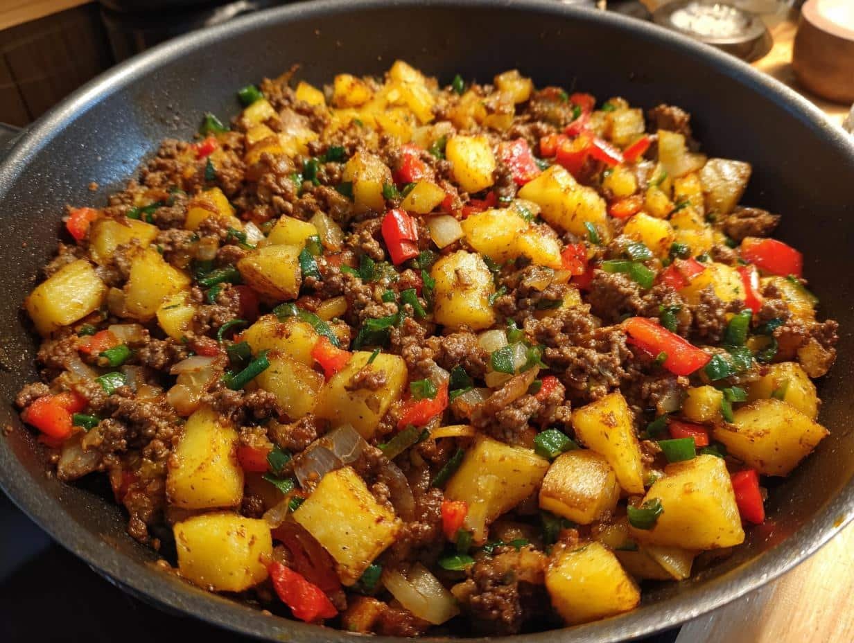 Hamburger Hash Recipe - detail 1