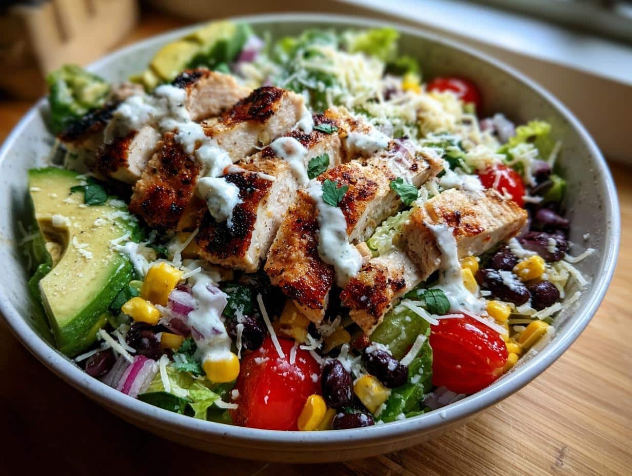 southwest chicken salad - detail 1